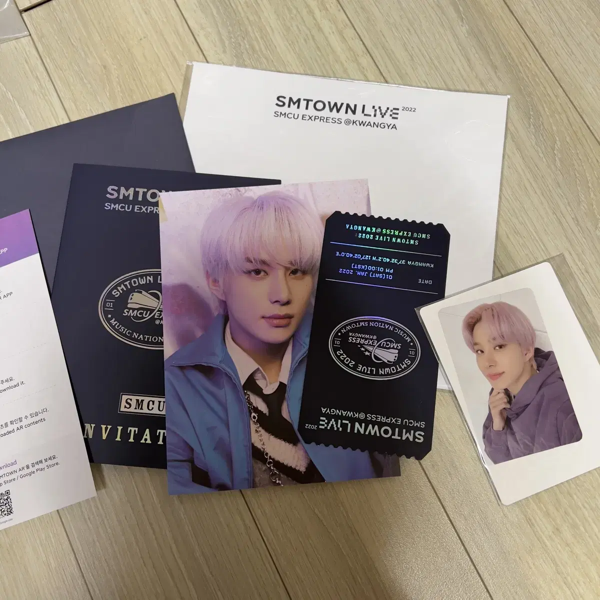 NCT 정우 SMCU EXPRESS 스페셜 AR티켓 세트 포카 양도